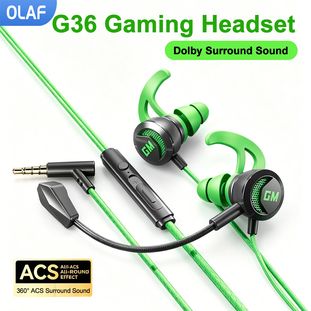 Esports Gaming Phone - Écouteurs filaires type-c/3.5mm avec Microphone, casque