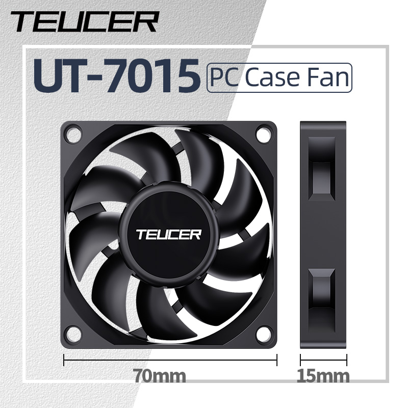 Esports Gaming Fan - Teucer UT-7015 7 cm ventilateur de