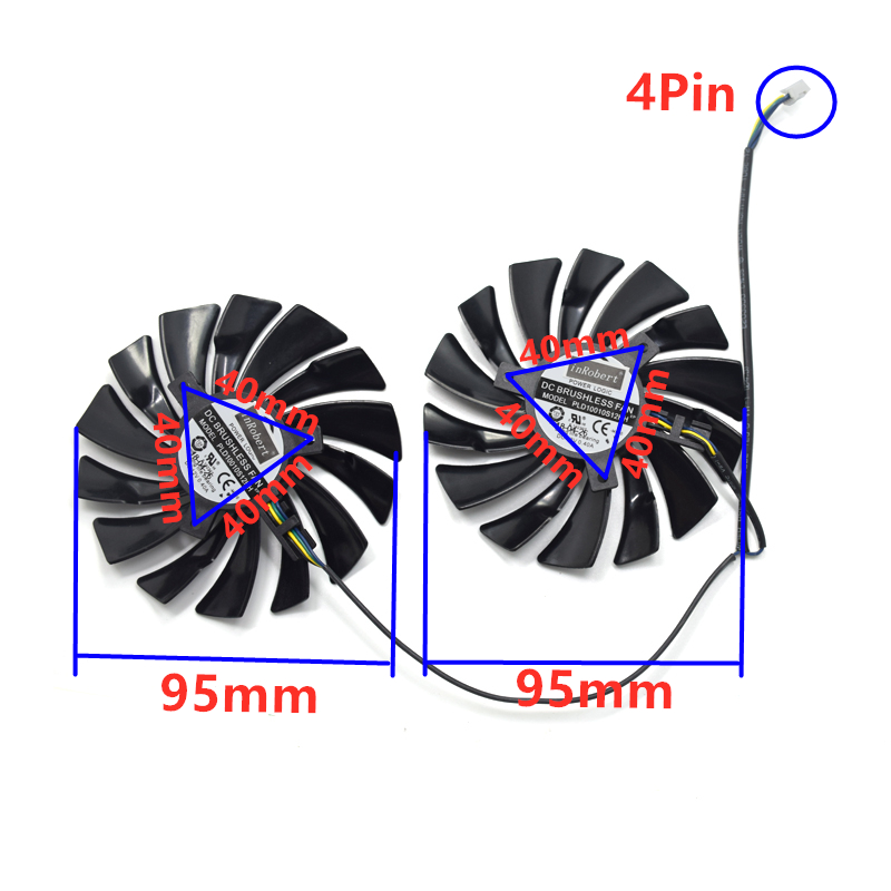 2Pcs 95mm PLD10010S12HH Ventil - Esports Gaming Fan avis et prix