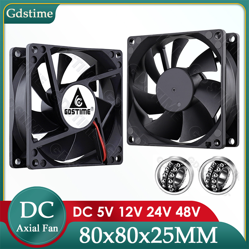 Gdstime DC 5V 12V 24V ventilat - Esports Gaming Fan avis et prix