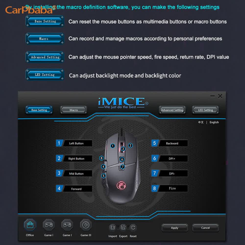 Souris de jeu filaire portable - Esports Gaming Phone avis et prix