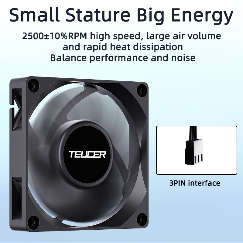 Teucer UT-7015 7 cm ventilateu - Esports Gaming Fan avis et prix