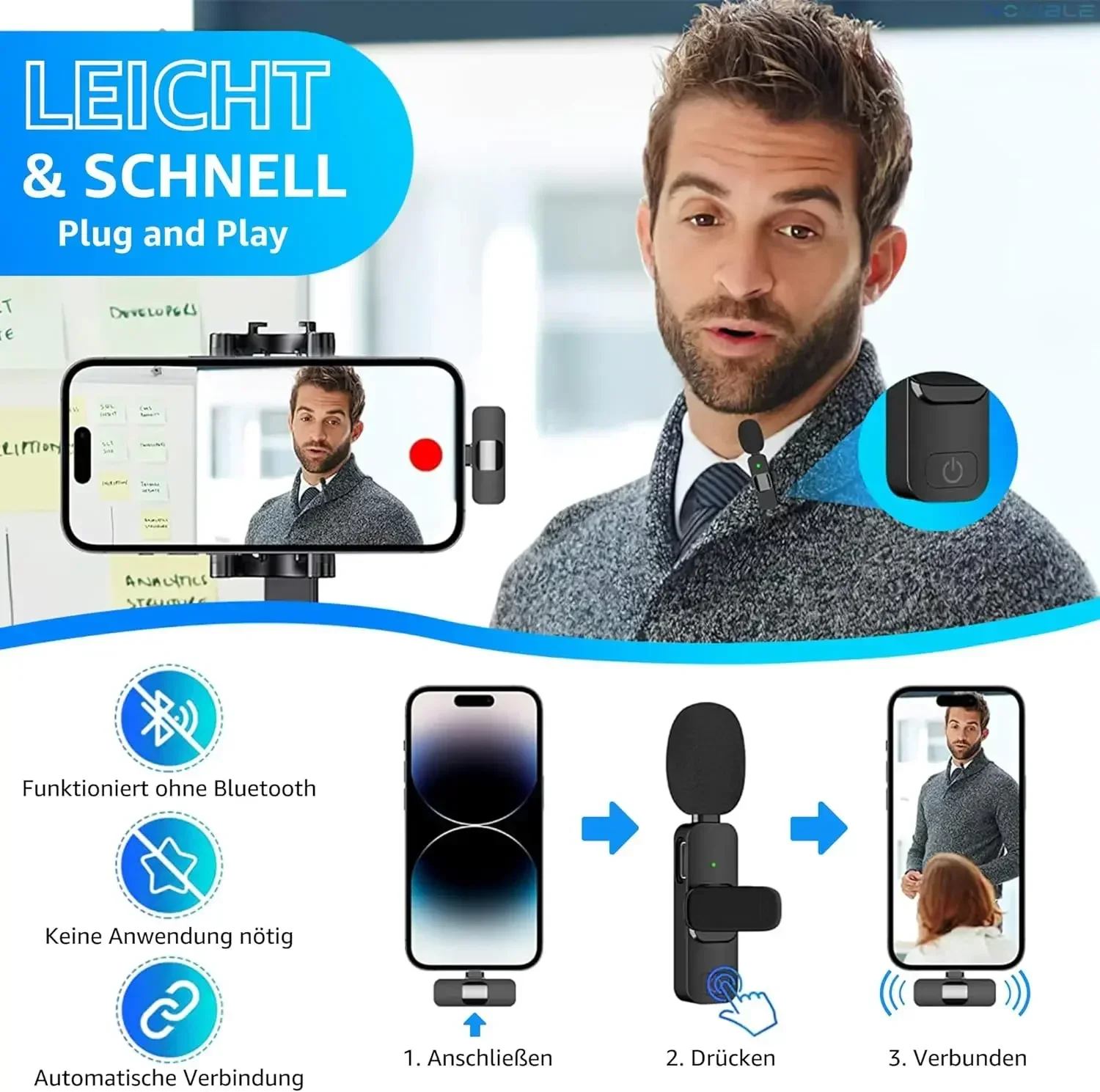 Microphone Lavalier Sans Fil 2 - Video Gaming & Esports Usd Acc avis et prix
